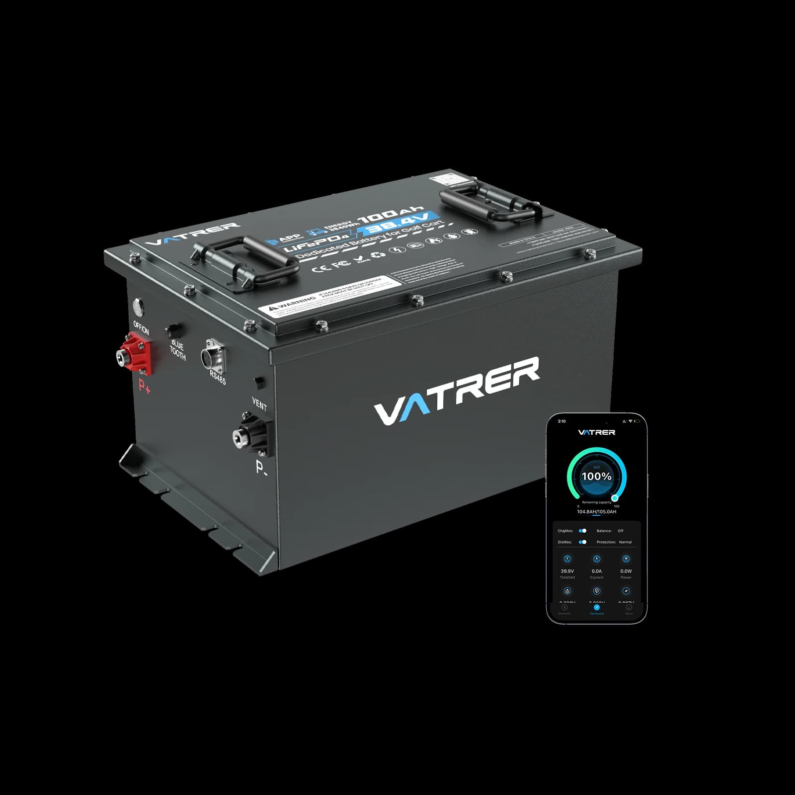 Vatrer Power High Performance Storage Lithium RV Batteries and 12V 300Ah Lithium Battery