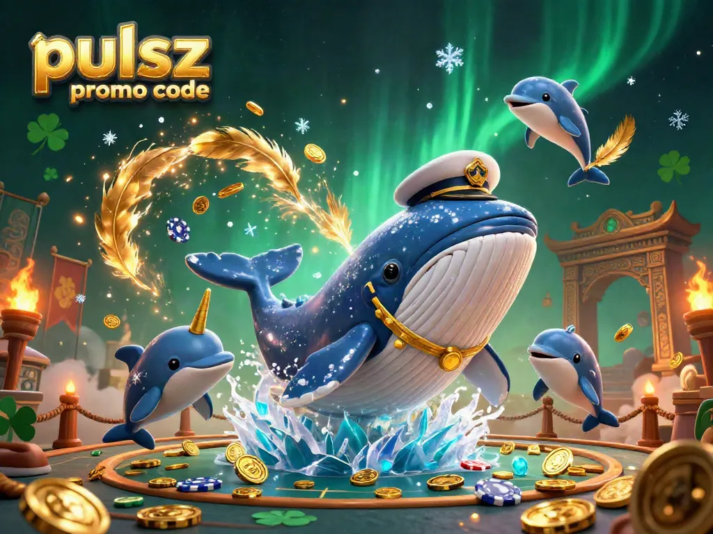 Engage with the pulsating excitement of the pulsz promo code amidst a vibrant sea of coins and gaming fun.