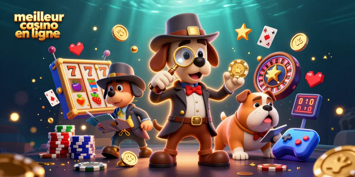 Examinez les indices dorés des meilleurs casinos en ligne avec des personnages intrigants.