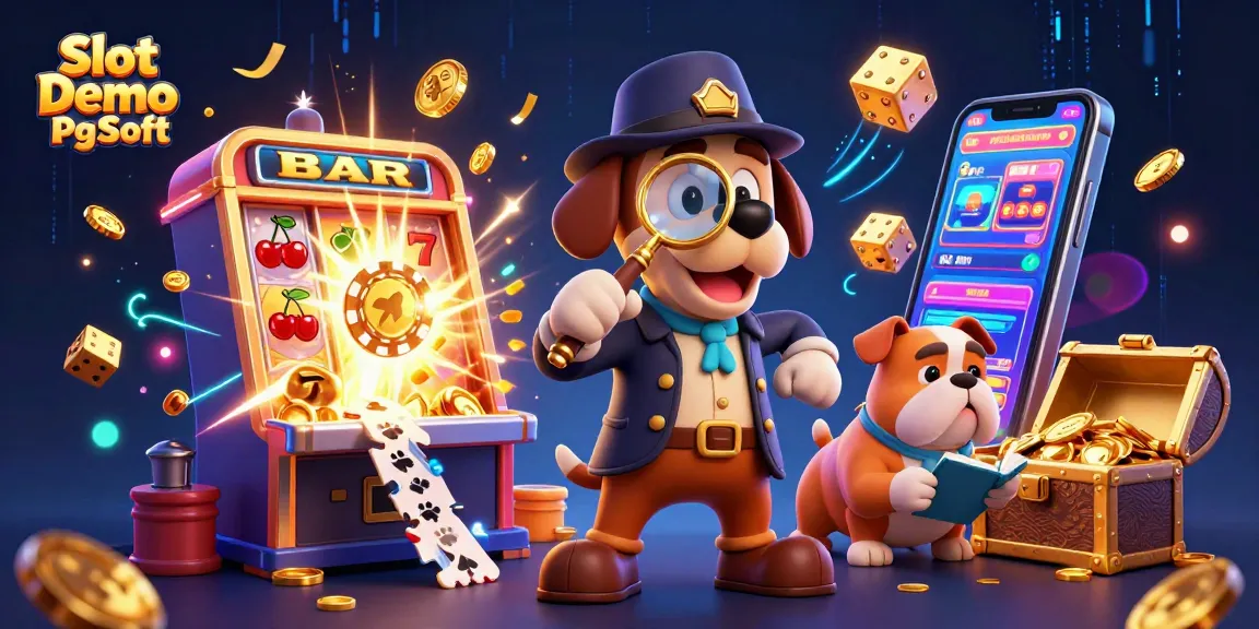Experience the excitement of Slot Demo Pg Soft with vibrant casino characters and jackpot elements.