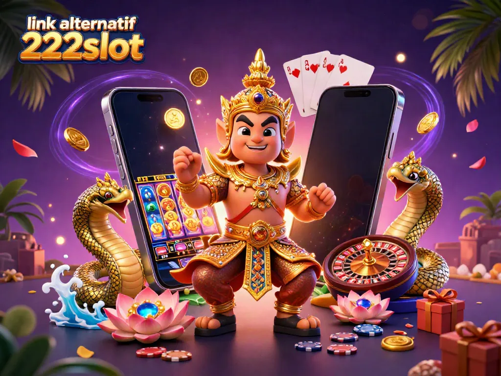 Permainan slot menarik di link alternatif 222slot dengan karakter unik dan bahan visual berkelas.