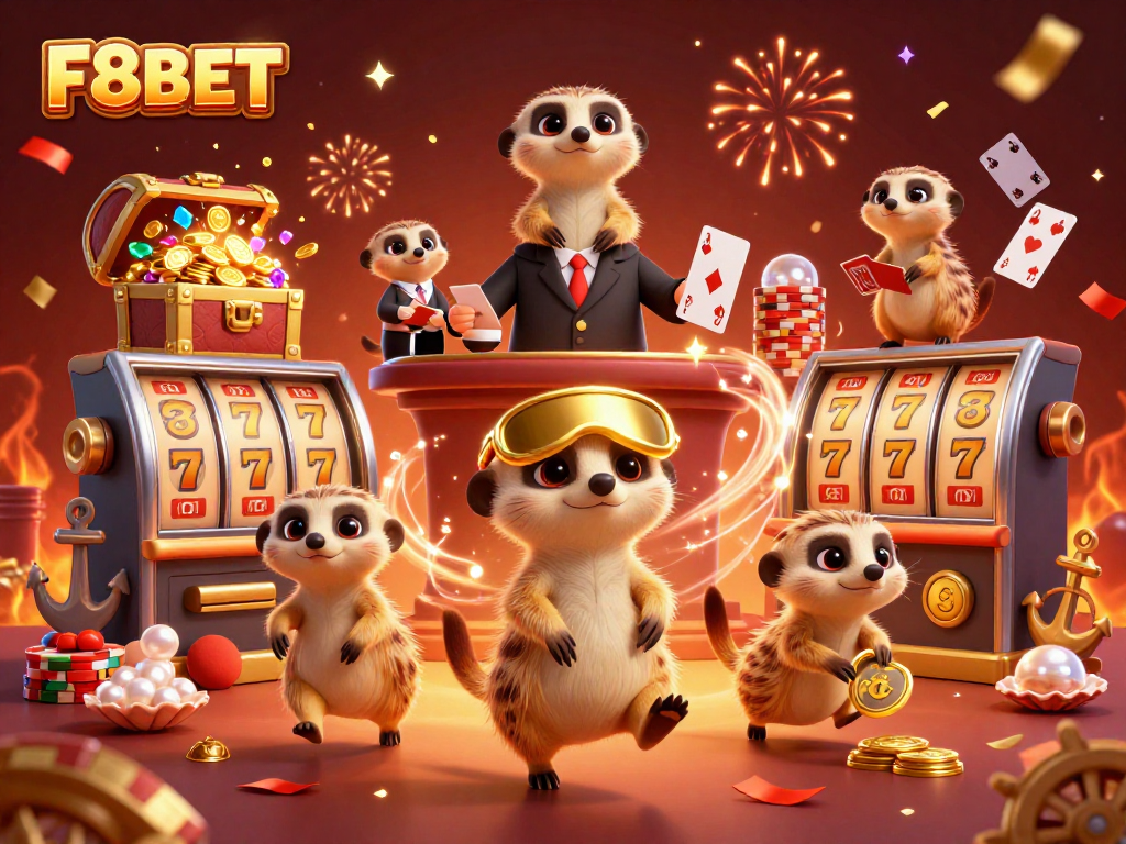Experience exhilarating gameplay at F8BET as meerkats run a colorful casino adventure.