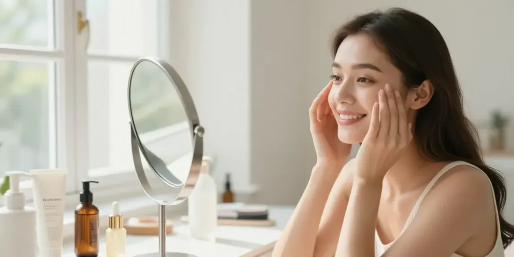 Augenringe entfernen mit CCeye® Behandlung in einem modernen Beauty-Salon.