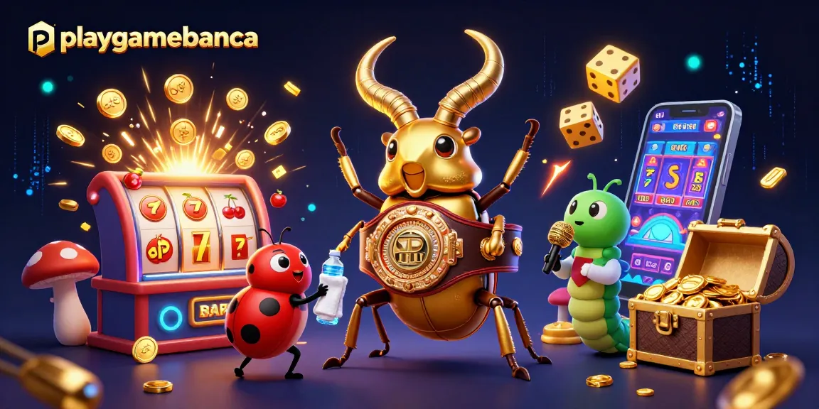 Experience thrilling action with playgamebanca in a vibrant casino atmosphere filled with golden coins and dynamic game elements.