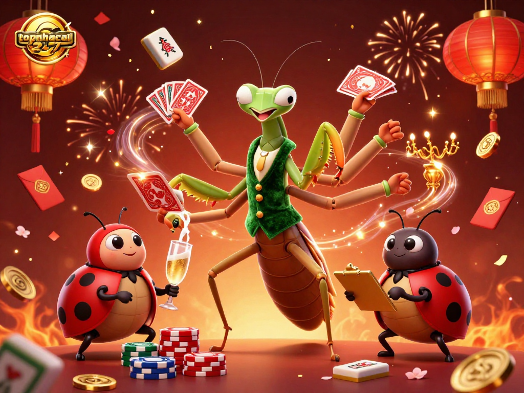 Engage with topnhacai247's thrilling casino atmosphere featuring unique game elements and characters.