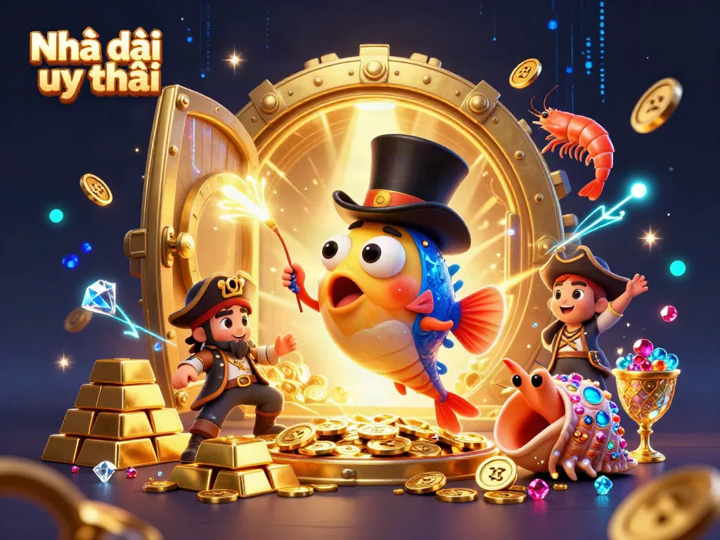 Experience thrilling gameplay at Nhà cái uy tín with rich visuals of treasure and excitement.