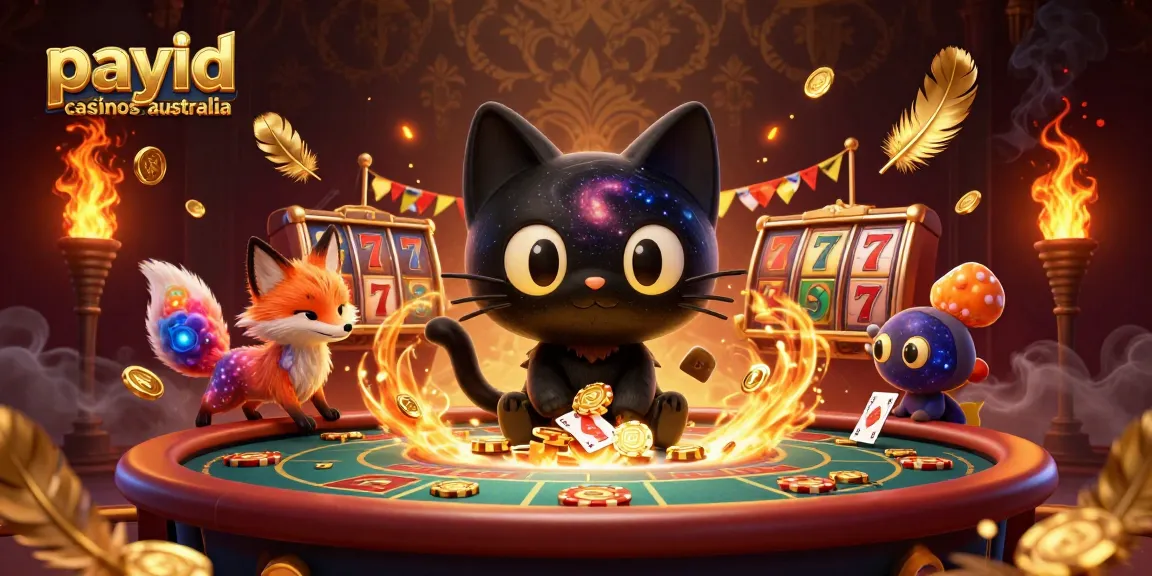 Engage in thrilling action at payid casinos Australia with the vibrant cosmic gaming scene full of golden jackpots.