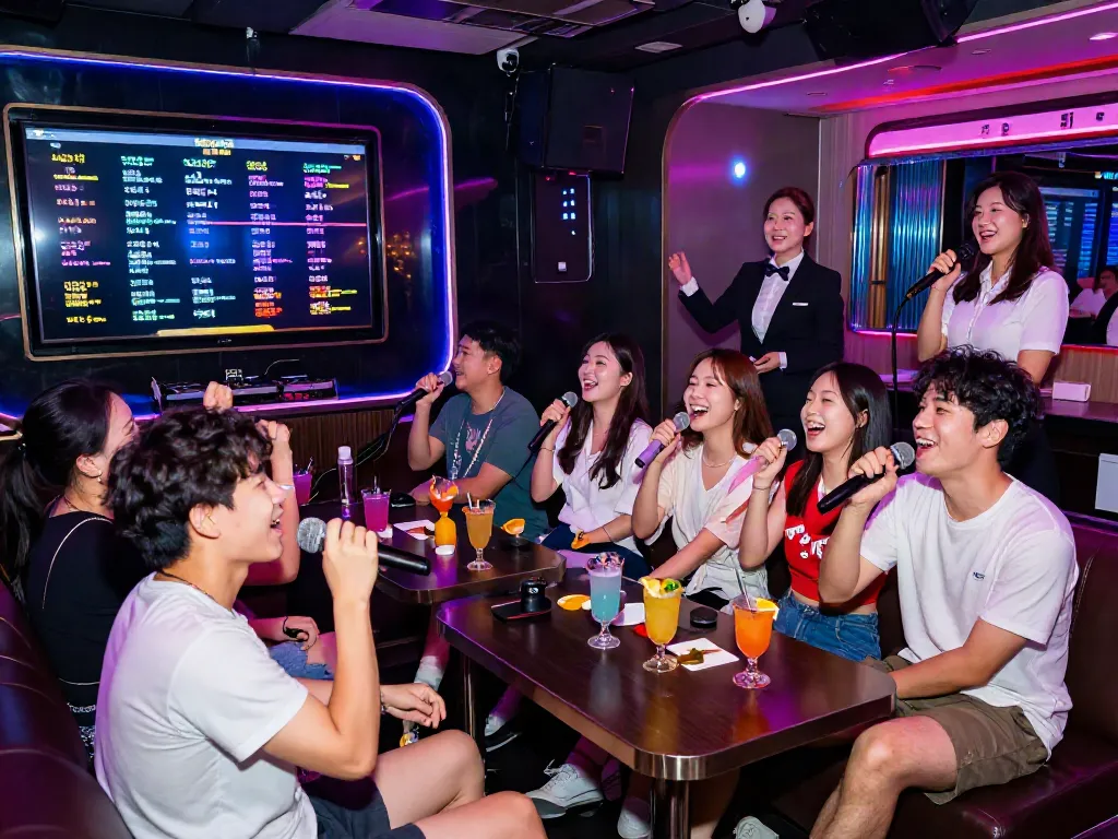 강남 달리는토끼에서 친구들과 즐거운 시간을 보내는 모습