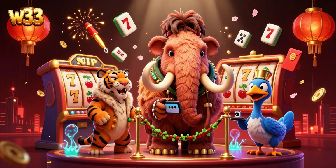 Engage with the w33 pokies experience featuring vibrant characters and thrilling casino elements.