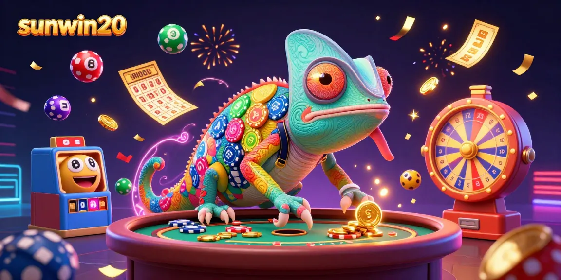 Experience thrilling wins with sunwin20 in an action-packed casino scene brimming with excitement.