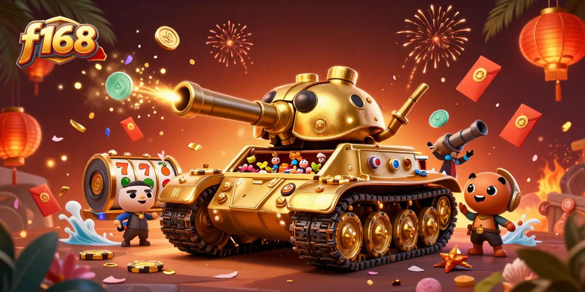 Engage in thrilling gameplay at f168 with a vibrant casino experience inside a golden beetle tank