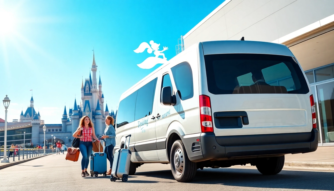 Enjoy a seamless Beauvais Airport to Disney Transfer service with modern shuttle vehicles and happy families.