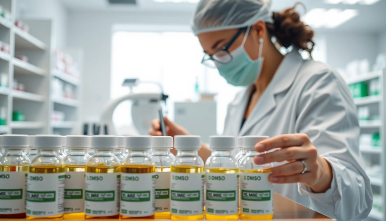 Facilitate your dmso order in a trusted pharmacy environment with efficient packaging.