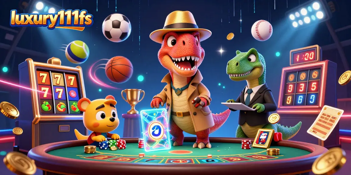 Experience the excitement of luxury111fs at a vibrant blackjack table packed with action and colorful characters.