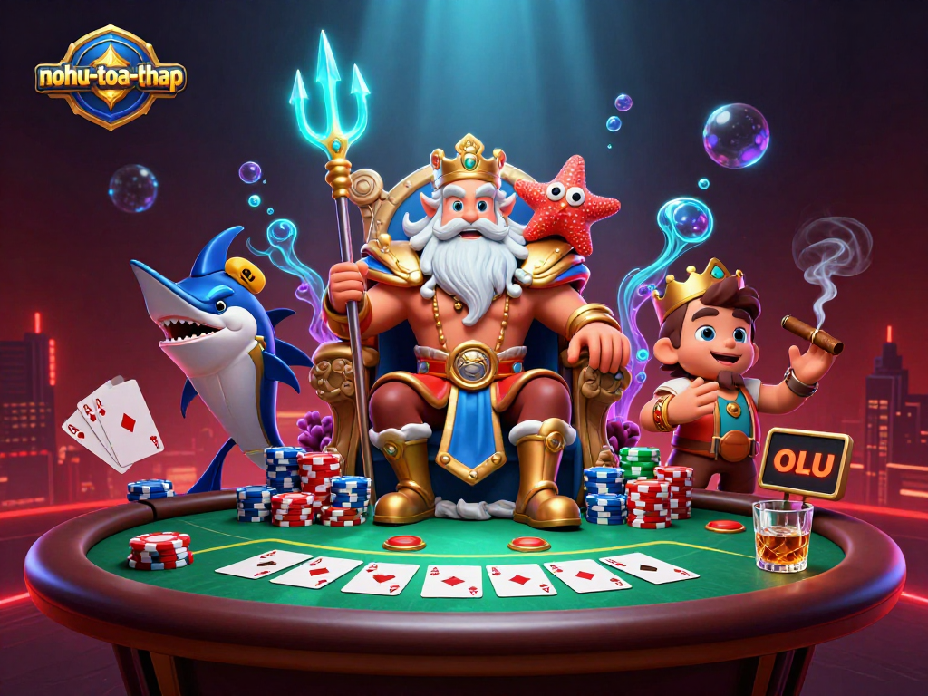 Engage in thrilling gameplay with nohu-toa-thap, featuring vibrant poker action and rich 3D illustrations.