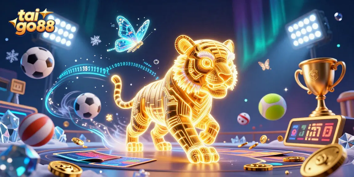 Ignite your luck with tai go88 in a vibrant, dynamic digital casino scene filled with energy and excitement.