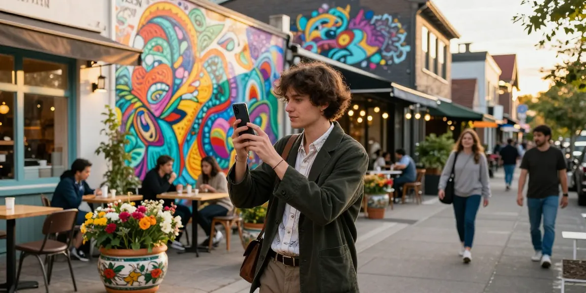 Exploring vibrant urban culture at https://kirstenpricexxx.com/ with street art and cozy cafes.