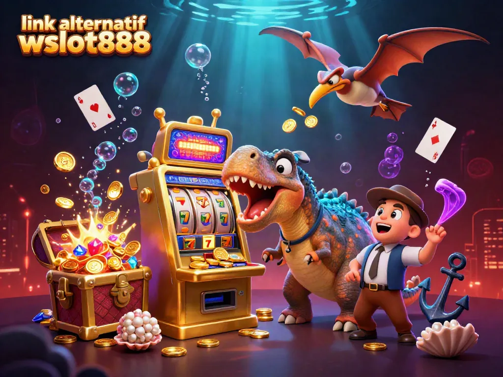 Visualisasi hewan prasejarah mengaktifkan mesin slot emas, link alternatif wslot888.