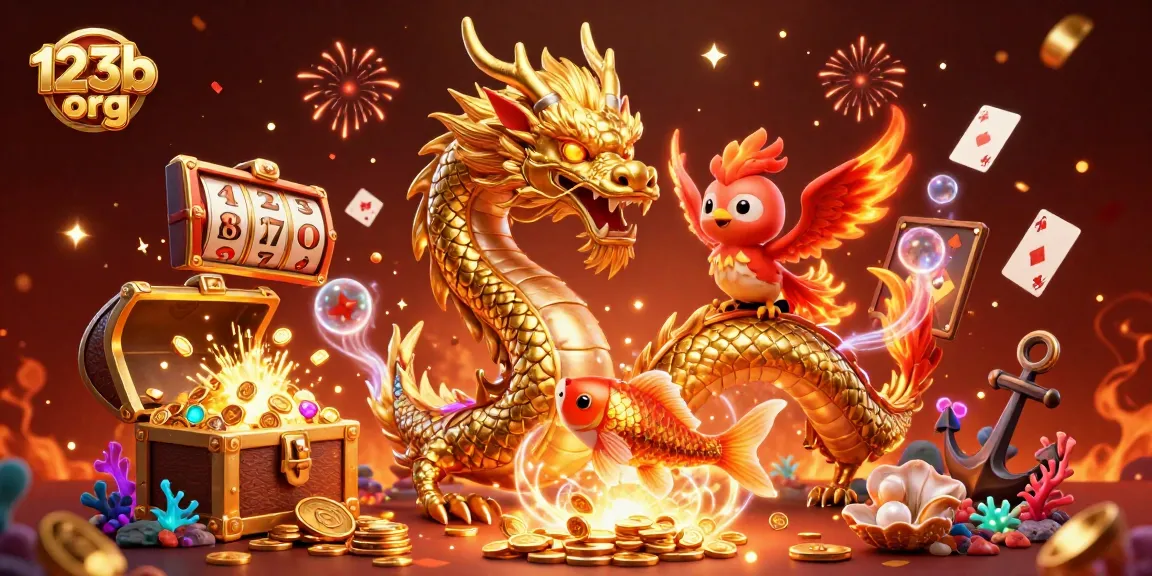 Engage with 123b org to experience legendary winnings with vibrant dragons and coins.