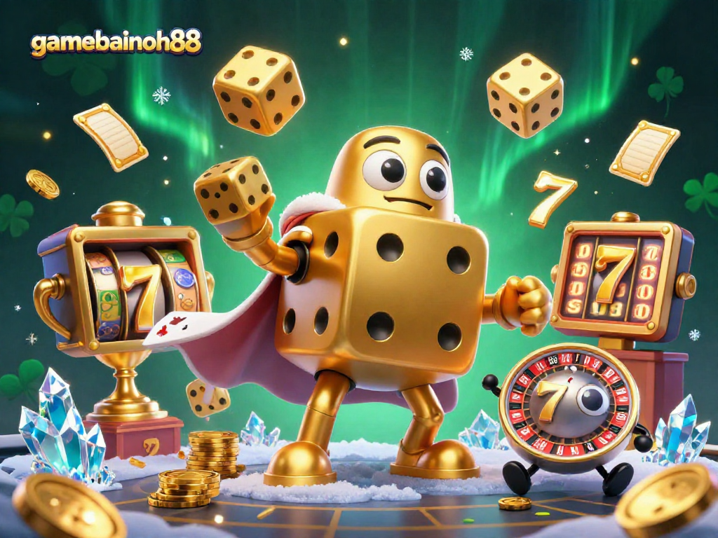 Engage with gamebainohu88 by enjoying the thrilling adventures of golden dice and slot reels.