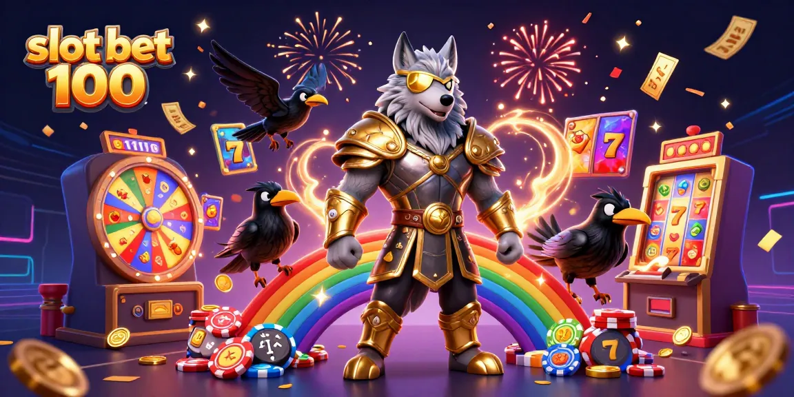 Experience slot bet 100 with an engaging scene featuring Odin and dynamic casino elements.