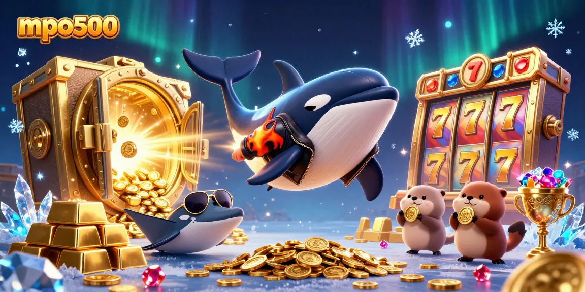 Spin the reels and win with mpo500's exciting slots, featuring animated characters and treasure!