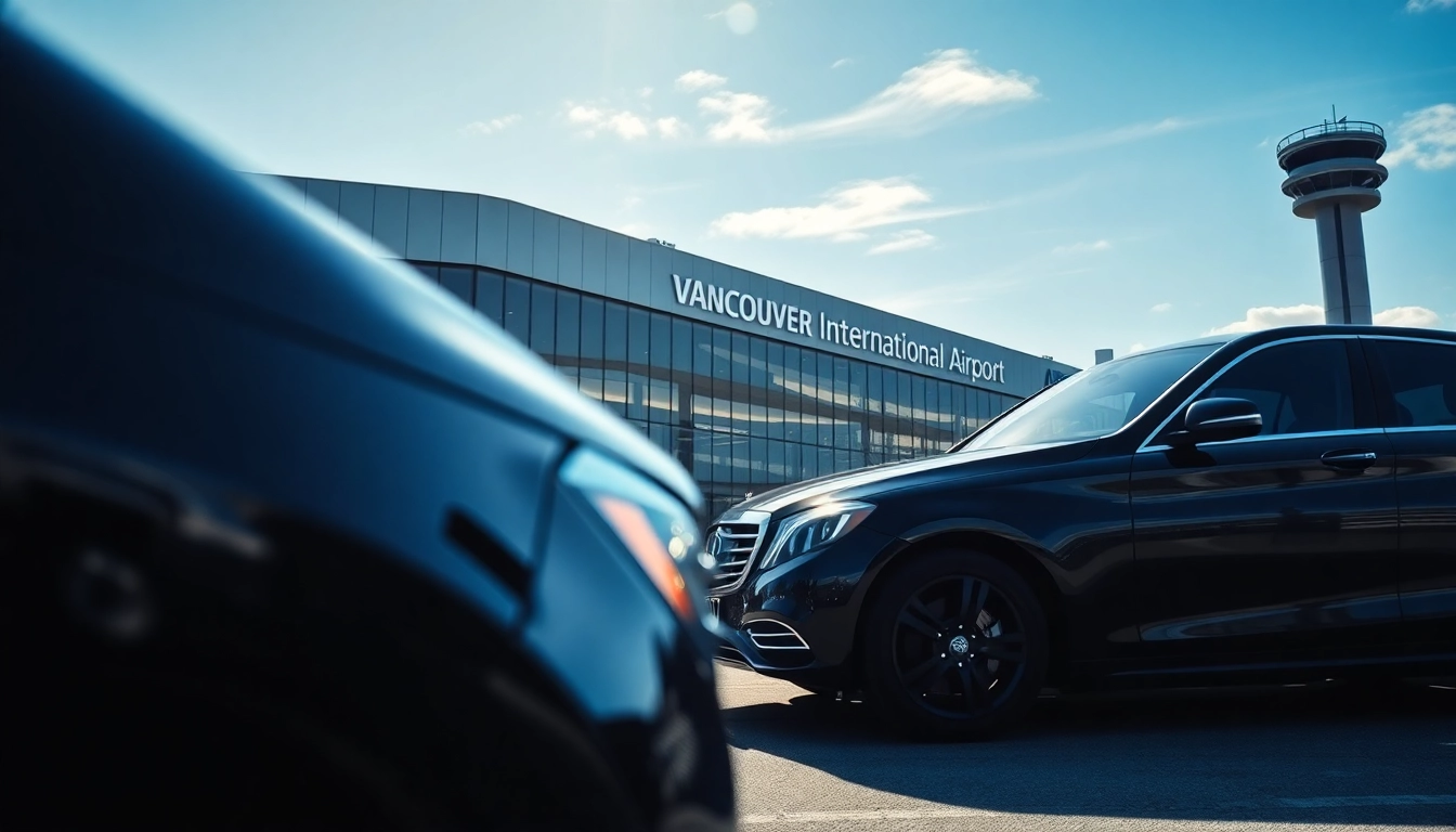 Car service vancouver airport providing luxurious transportation options with modern vehicles.