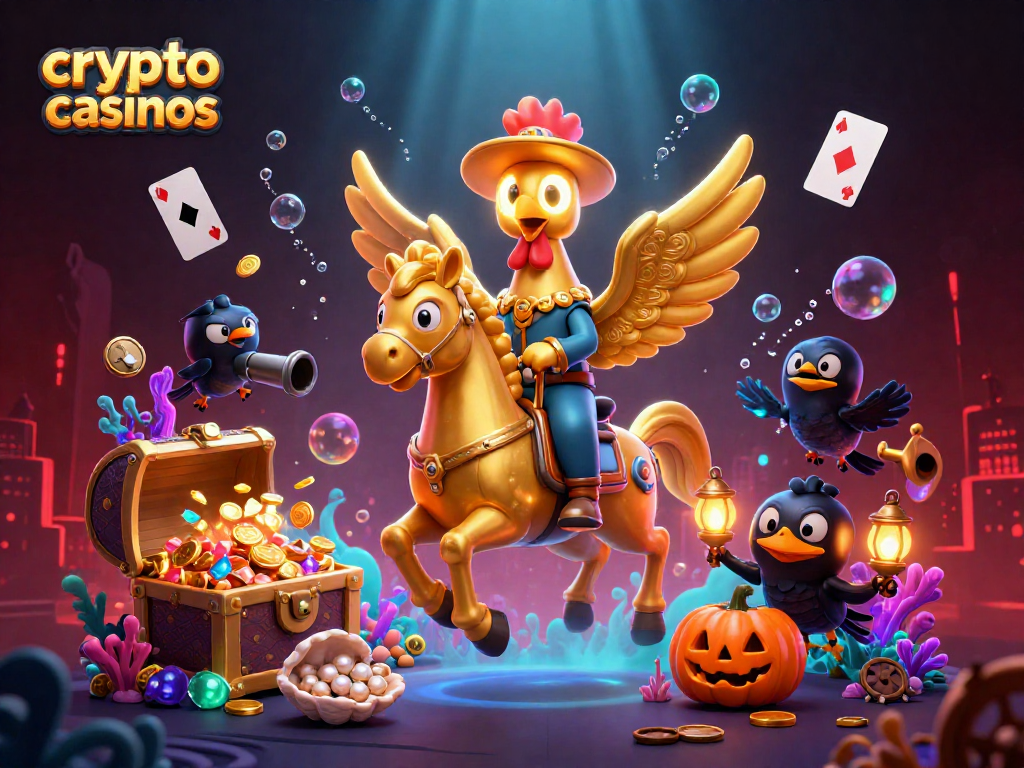 Découvrez les crypto casinos avec des jeux et des gains, ambiance festive et personnages colorés.
