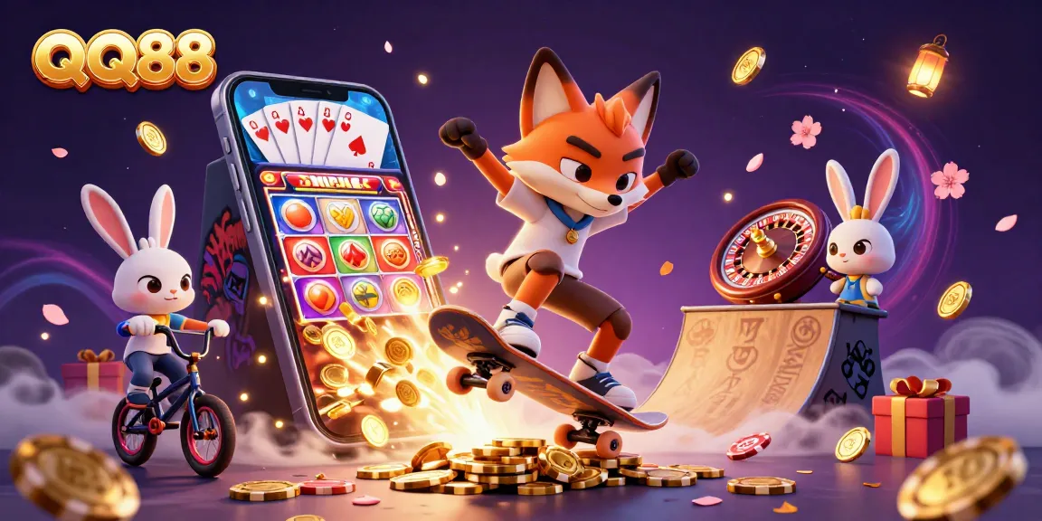 Engage with QQ88's vibrant casino world while winning with thrilling slot games and sports betting.