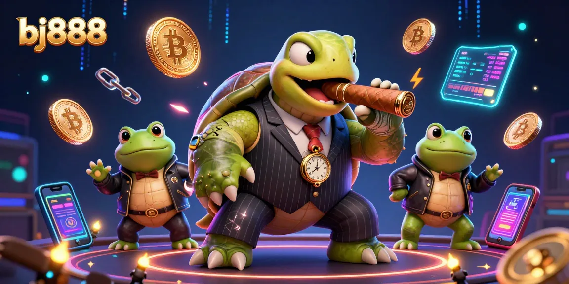 Enhance your gaming experience at bj888 with a vibrant 3D casino illustration showcasing excitement and action.