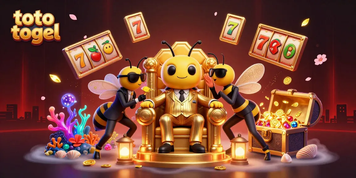 Engage in toto togel thrills with exciting slot reels and vibrant casino elements.