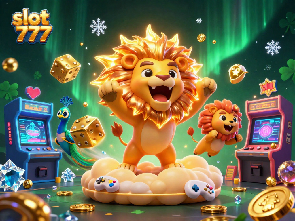 Spin to win at slot 777 with vibrant, animated casino elements and rich details.