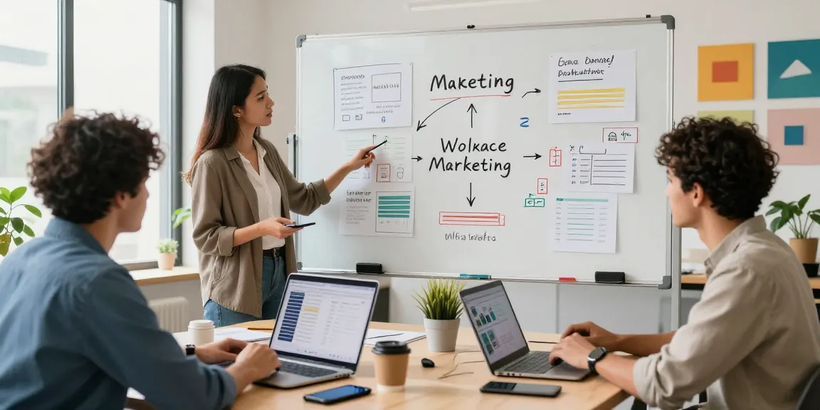 Online marketing team collaborating at https://www.www456bd.com/ in a modern workspace, showcasing teamwork and creativity.