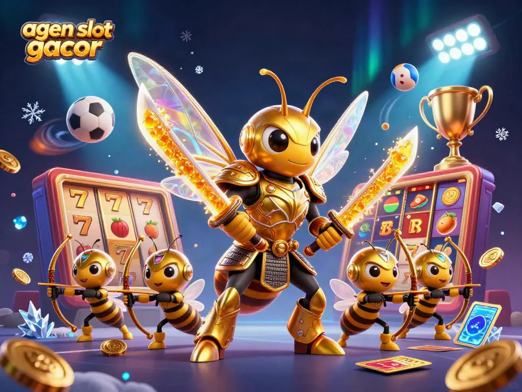 Experience thrilling gameplay at agen slot gacor with dynamic slot reels and vibrant casino elements.