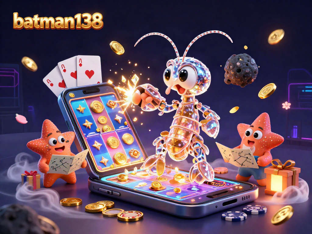 Experience the excitement of batman138 with a vibrant slot game scene featuring immersive 3D characters and dynamic elements.
